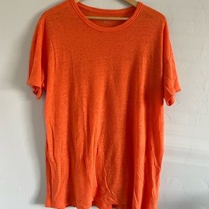 Aerie Distressed Oversized Tee